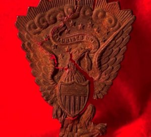 Federal "Jeff Davis" Hat Plate