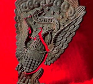 Federal "Jeff Davis" Hat Plate
