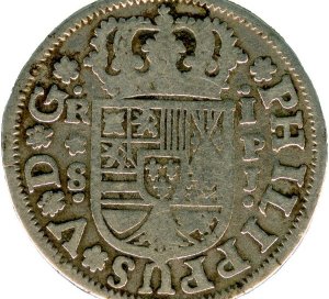 Spanish Piece of Eight, aka Cob