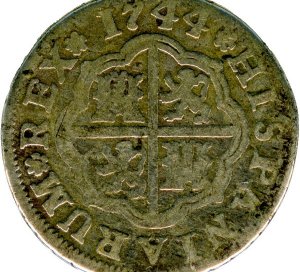 Spanish Piece of Eight, aka Cob