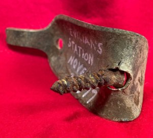 Brass Butt Plate for Enfield Musket