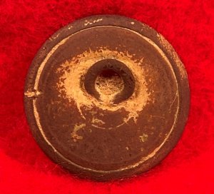 Confederate Infantry Coat Button - Script "I"