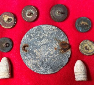 Federal Civil War Relics Recovered Williamsburg, VA