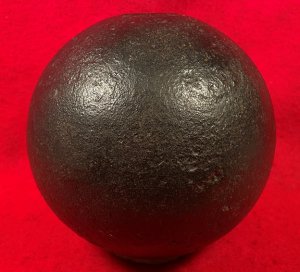 18 Pounder Solid Shot - Revolutionary War - Marked