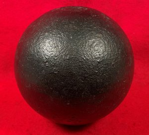 18 Pounder Solid Shot - Revolutionary War - Marked