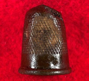 Soldier's Sewing Thimble - Large