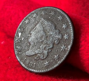 Large US "Liberty Head" One Cent - Dated 1831