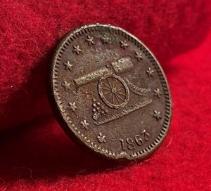 Army Navy Token - Dated 1863