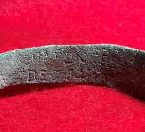 US Officer's "Christmas" Spur Marked "PATENTED DEC 24, 1861."