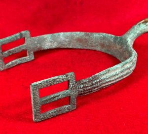 US Officer's "Christmas" Spur Marked "PATENTED DEC 24, 1861."