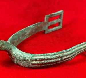 US Officer's "Christmas" Spur Marked "PATENTED DEC 24, 1861."