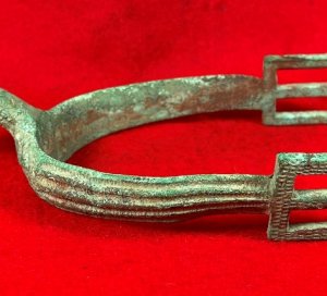 US Officer's "Christmas" Spur Marked "PATENTED DEC 24, 1861."