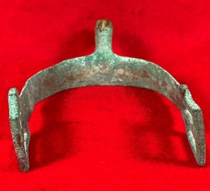 US Officer's "Christmas" Spur Marked "PATENTED DEC 24, 1861."