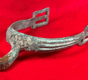 US Officer's "Christmas" Spur Marked "PATENTED DEC 24, 1861."