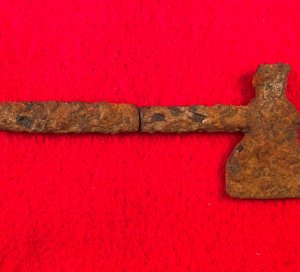 Excavated Miniature Iron Axe