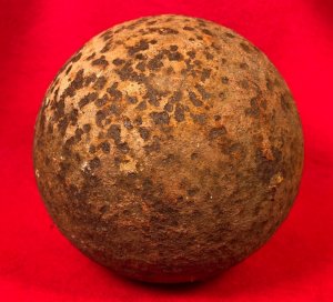 12 Pounder Solid Shot Cannonball
