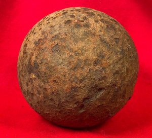 12 Pounder Solid Shot Cannonball