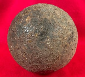 12 Pounder Solid Shot Cannonball