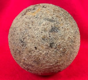 12 Pounder Solid Shot Cannonball