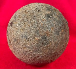 12 Pounder Solid Shot Cannonball