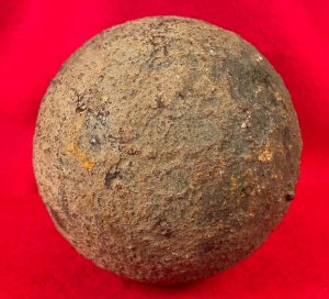 12 Pounder Solid Shot Cannonball