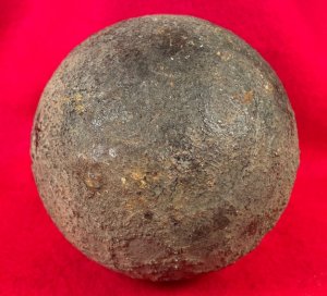 12 Pounder Solid Shot Cannonball