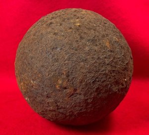 12 Pounder Solid Shot Cannonball