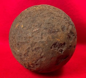 12 Pounder Solid Shot Cannonball
