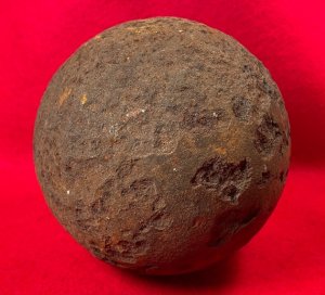 12 Pounder Solid Shot Cannonball