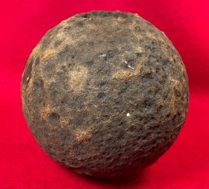 Confederate 12 Pounder Side-Loader Case-Shot Shell - Rare Copper Side-Plug