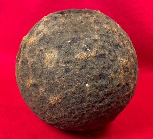 Confederate 12 Pounder Side-Loader Case-Shot Shell - Rare Copper Side-Plug