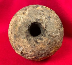 Confederate 12 Pounder Shell Cannonball