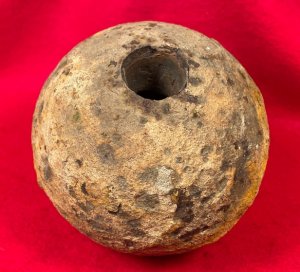 Confederate 12 Pounder Shell Cannonball