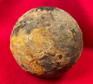 Confederate 12 Pounder Shell Cannonball