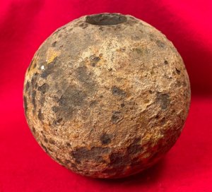 Confederate 12 Pounder Shell Cannonball