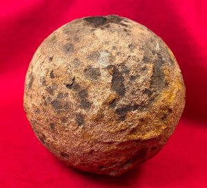Confederate 12 Pounder Shell Cannonball