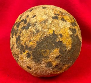 Confederate 12 Pounder Shell Cannonball