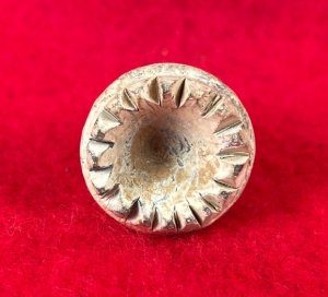 Carved Confederate .69 Caliber "Raleigh" Pattern Bullet Bullet - "Sawtooth"