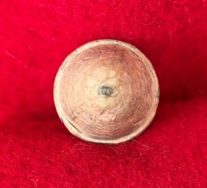 Carved Confederate .69 Caliber "Raleigh" Pattern Bullet Bullet - "Sawtooth"