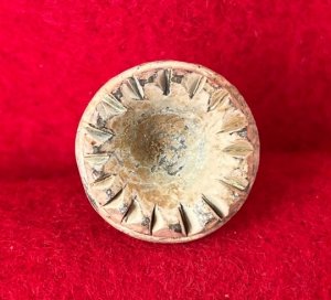 Carved Confederate .69 Caliber "Raleigh" Pattern Bullet Bullet - "Sawtooth"