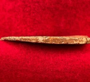 Flattened .58 caliber Three-Ring Bullet