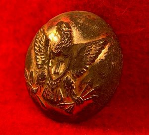 Federal Infantry Overcoat Button