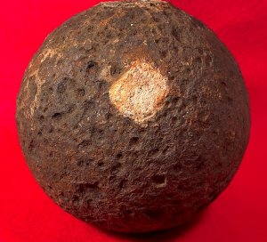 Confederate 12 Pounder "Side-Loader" Case Shot - Lead Side-Plug