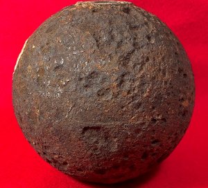 Confederate 12 Pounder "Side-Loader" Case Shot - Lead Side-Plug