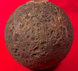 Confederate 12 Pounder "Side-Loader" Case Shot - Lead Side-Plug