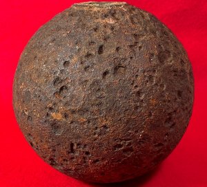 Confederate 12 Pounder "Side-Loader" Case Shot - Lead Side-Plug