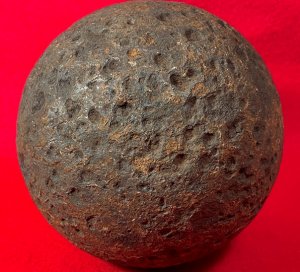 Confederate 12 Pounder "Side-Loader" Case Shot - Lead Side-Plug