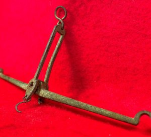 Excavated Apothecary Scale Equal Arm Beam