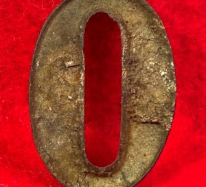 Regimental Number "O" - Large Size