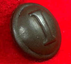 Confederate Infantry Coat Button - Block I
